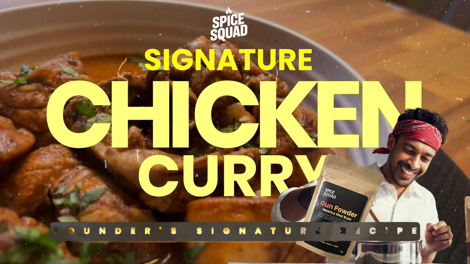 Load video: Spice Squad Chicken Curry Recipe